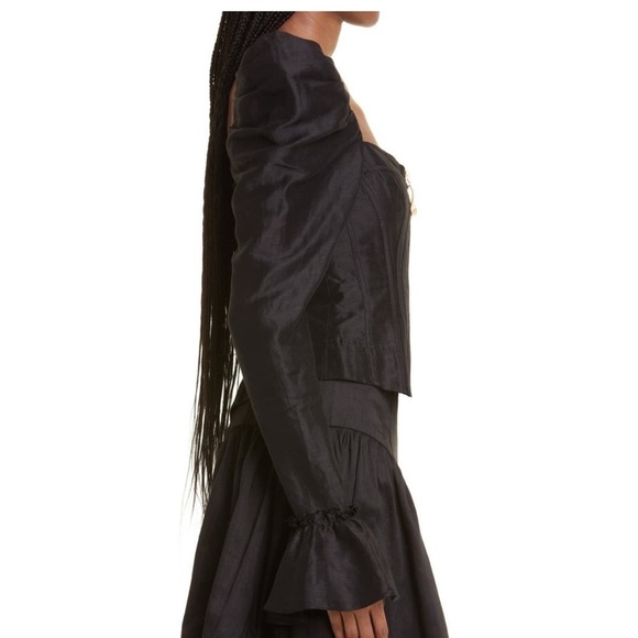 Aje Giselle shoulder puff corset top size: 0 US/ 4 AU - Picture 6 of 16